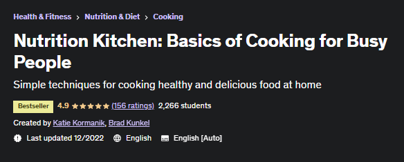 best cooking course for busy people
